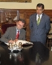 El presidente del Parlamento de Andaluc&iacute;a visita el TSJA
